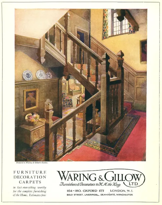 Framed Print : Waring and Gillow Advertisement Framed Print : Waring and Gillow Advertisement
