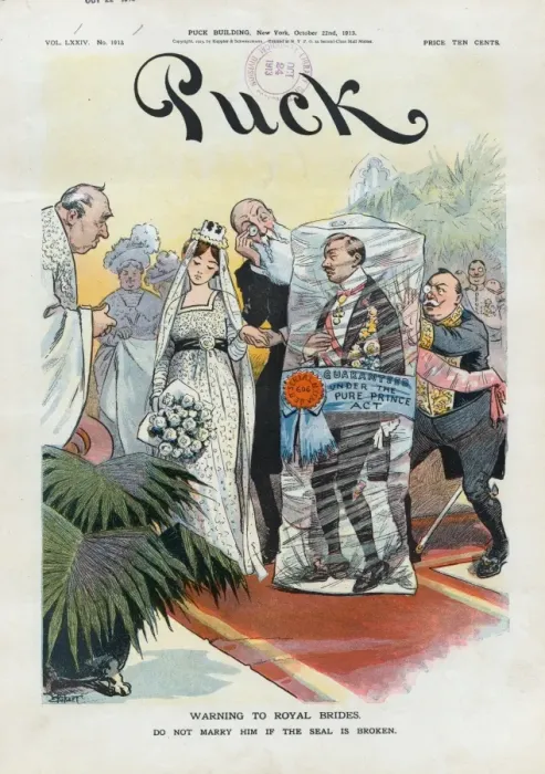 Framed Print : Warning to royal brides. Do not marry him if the seal is bro Framed Print : Warning to royal brides. Do not marry him if the seal is bro
