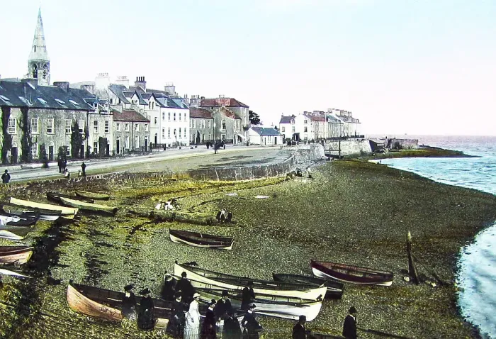 Framed Print : Warrenpoint, County Down, Ireland, hand coloured photo Framed Print : Warrenpoint, County Down, Ireland, hand coloured photo