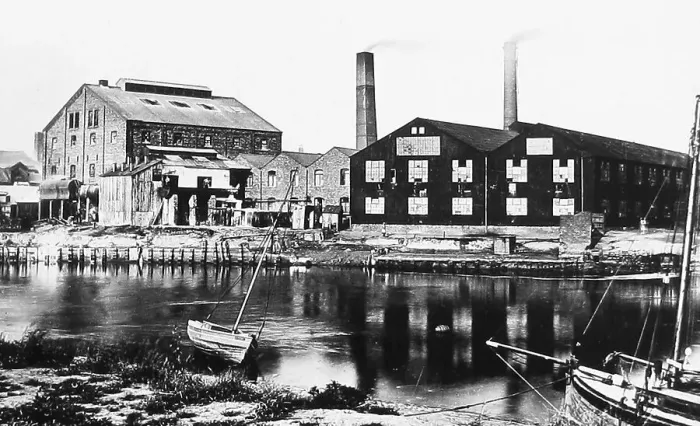 Framed Print : Warrington Sunlight Soap factory prior to moving Framed Print : Warrington Sunlight Soap factory prior to moving