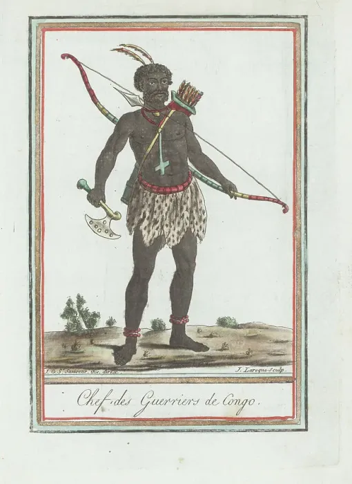 Framed Print : Warrior chief of the Kingdom of Congo, Africa Framed Print : Warrior chief of the Kingdom of Congo, Africa