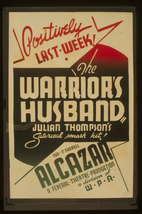 Framed Print : The warriors husband Julian Thompsons satirical smash hit Framed Print : The warriors husband Julian Thompsons satirical smash hit
