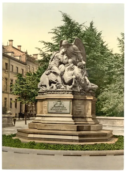 Framed Print : Warriors Monument, 1870-71, Hamburg, Germany Framed Print : Warriors Monument, 1870-71, Hamburg, Germany