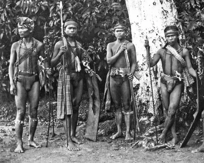 Framed Print : Four warriors, Philippines Framed Print : Four warriors, Philippines