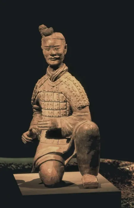 Framed Print : Warriors of Xi an. Archer. 221 -206 BC. Chinese Framed Print : Warriors of Xi an. Archer. 221 -206 BC. Chinese
