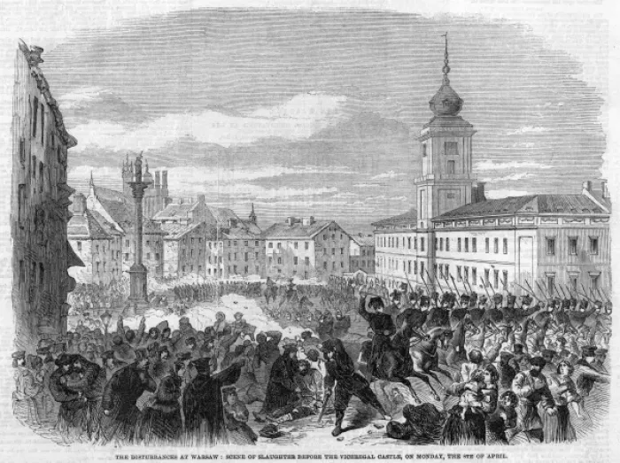 Framed Print : Warsaw Riots - 1 Framed Print : Warsaw Riots - 1