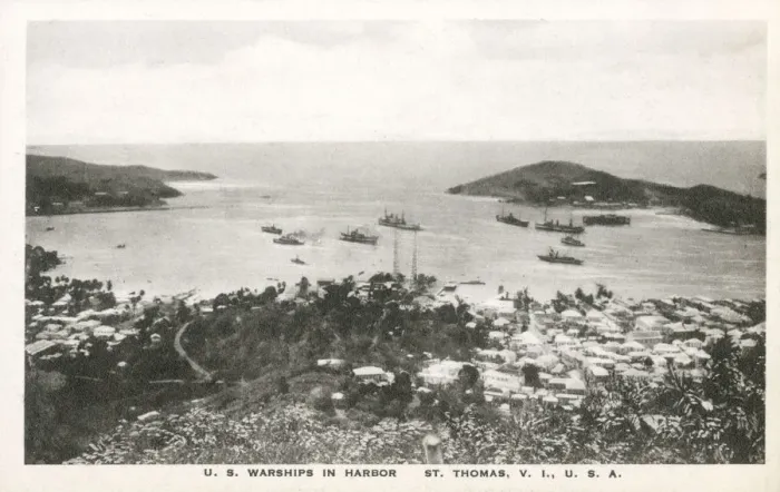 Framed Print : US Warships in St. Thomas harbour - US Virgin Islands Framed Print : US Warships in St. Thomas harbour - US Virgin Islands