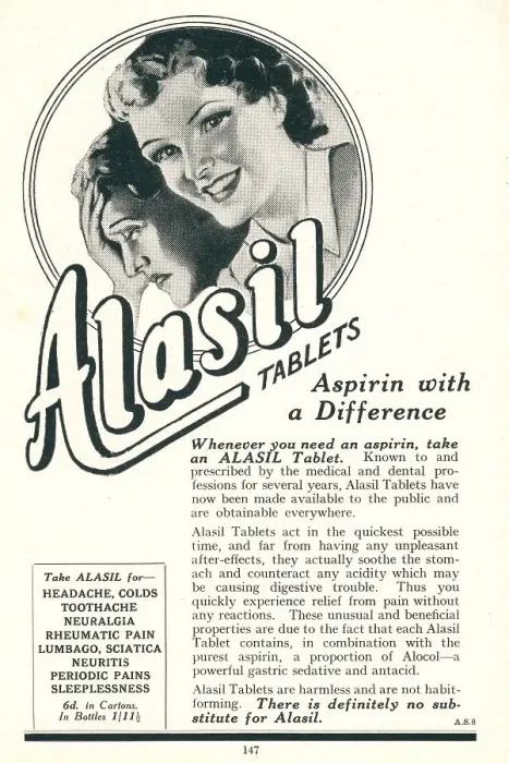 Framed Print : Wartime Alasil Advertisement Framed Print : Wartime Alasil Advertisement