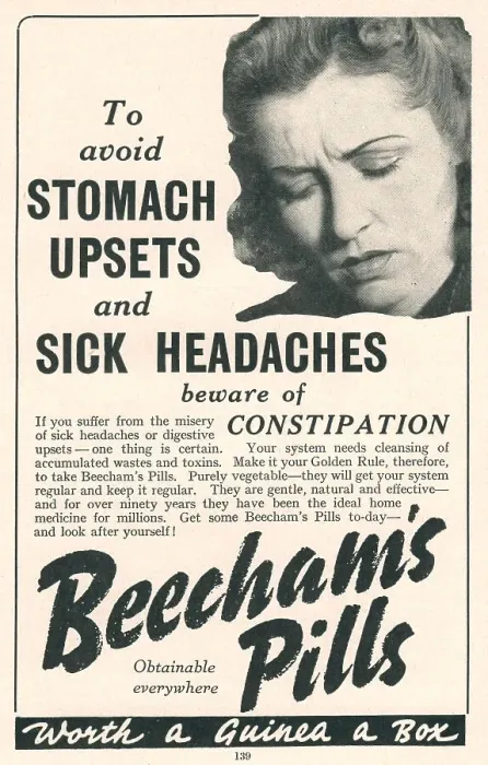 Framed Print : Wartime Beecham's Pills Advertisement Framed Print : Wartime Beecham's Pills Advertisement