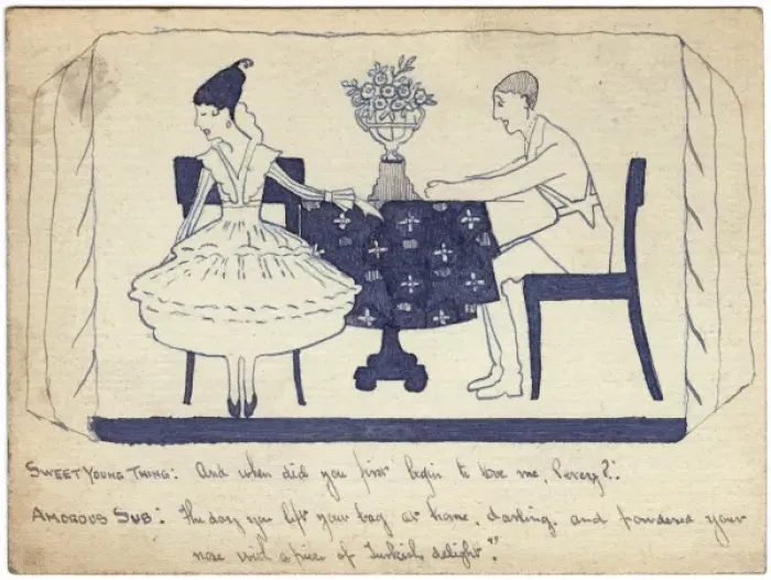 Framed Print : Wartime courtship by George Ranstead Framed Print : Wartime courtship by George Ranstead