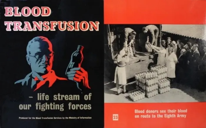 Framed Print : Wartime leaflet, blood transfusion service Framed Print : Wartime leaflet, blood transfusion service