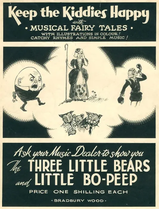 Framed Print : Wartime Music Fairy Tales Advertisement Framed Print : Wartime Music Fairy Tales Advertisement