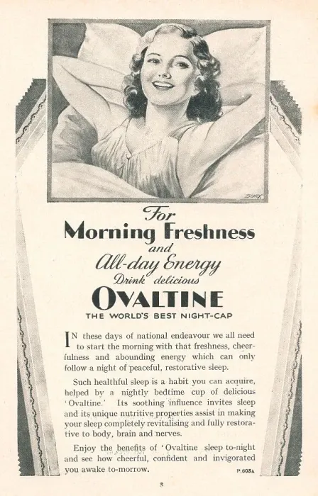 Framed Print : Wartime Ovaltine Advertisement Framed Print : Wartime Ovaltine Advertisement