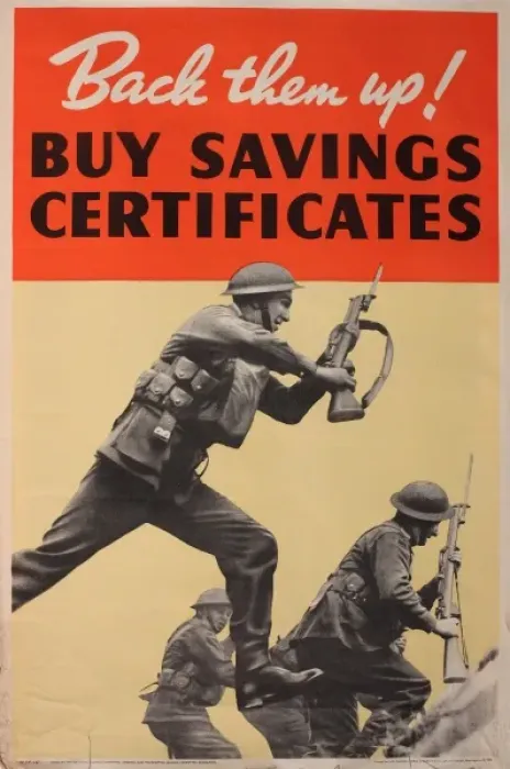 Framed Print : Wartime poster, Buy Savings Certificates Framed Print : Wartime poster, Buy Savings Certificates