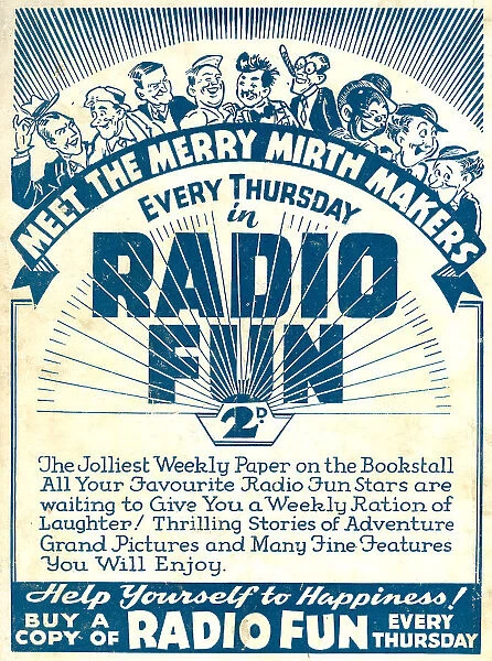 Wartime Radio Fun Annual Advertisement