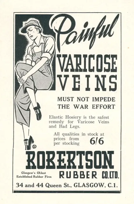 Framed Print : Wartime Robertson Rubber Advertisement Framed Print : Wartime Robertson Rubber Advertisement