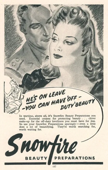 Framed Print : Wartime Snowfire Advertisement Framed Print : Wartime Snowfire Advertisement