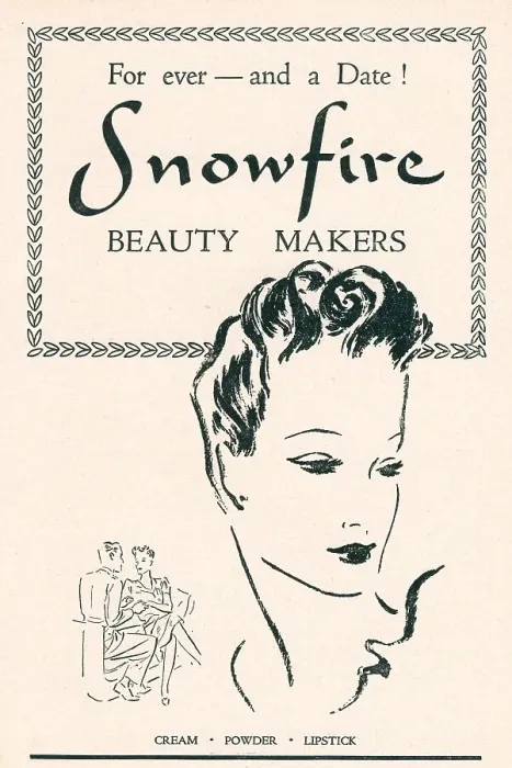 Framed Print : Wartime Snowfire Advertisement Framed Print : Wartime Snowfire Advertisement
