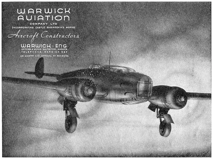 Framed Print : Warwick Aviation. Aeronautical Engineers & Constructors Framed Print : Warwick Aviation. Aeronautical Engineers & Constructors