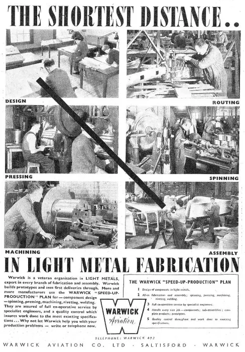 Framed Print : Warwick Aviation. Aeronautical Engineers & Constructors Framed Print : Warwick Aviation. Aeronautical Engineers & Constructors