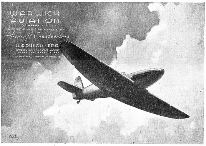 Framed Print : Warwick Aviation. Aeronautical Engineers & Constructors Framed Print : Warwick Aviation. Aeronautical Engineers & Constructors