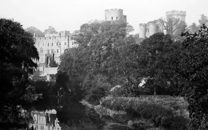 Framed Print : Warwick Castle - Victorian period Framed Print : Warwick Castle - Victorian period