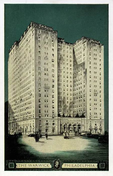 Framed Print : The Warwick Hotel, Philadelphia, Pennsylvania, USA Framed Print : The Warwick Hotel, Philadelphia, Pennsylvania, USA