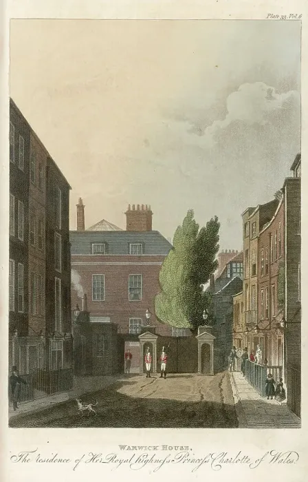 Framed Print : WARWICK HOUSE 1811 Framed Print : WARWICK HOUSE 1811