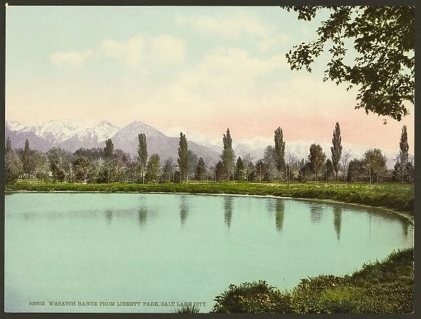Wasatch Range from Liberty Park, Salt Lake City