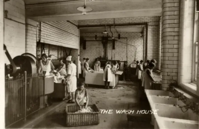 Framed Print : Wash House at Orphan Homes of Scotland, Bridge of Weir Framed Print : Wash House at Orphan Homes of Scotland, Bridge of Weir