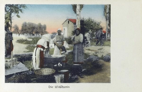 Washerwomen in Macedonia