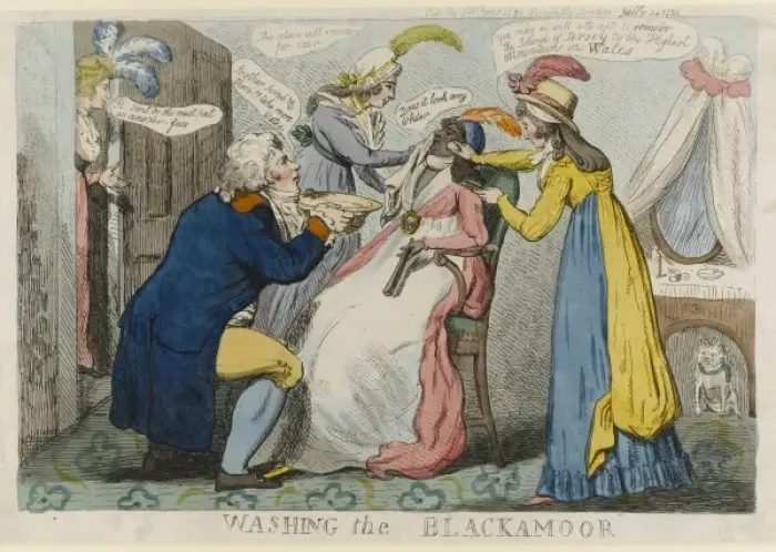 Framed Print : Washing the Blackamoor Framed Print : Washing the Blackamoor