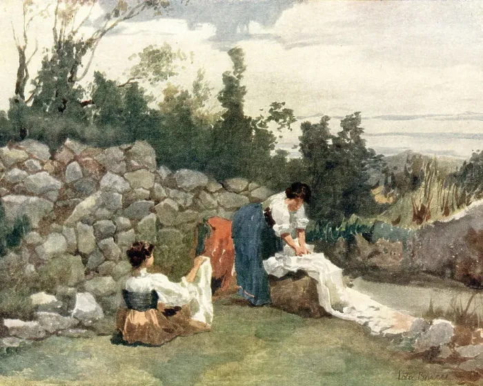 Framed Print : Washing Day Framed Print : Washing Day