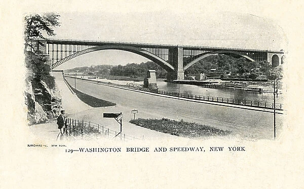 Washington Bridge and Speedway, New York, USA