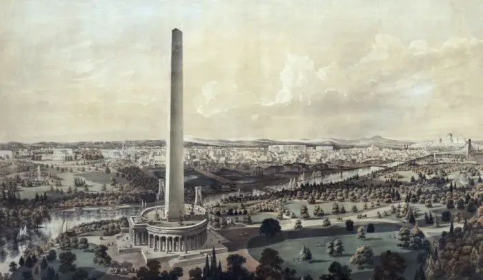 Framed Print : Washington, D. C. with projected improvements Framed Print : Washington, D. C. with projected improvements