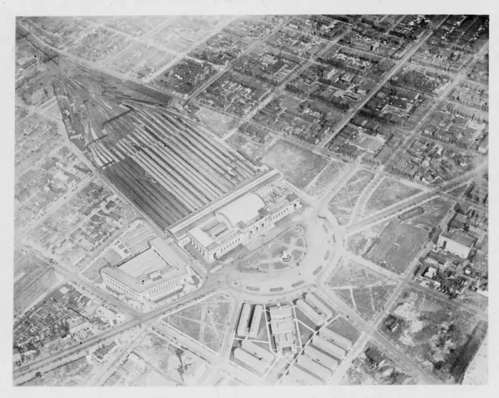 Framed Print : Washington D. C. - Union Station from the air Framed Print : Washington D. C. - Union Station from the air