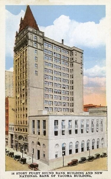Washington D. C. USA - Story Puget Sound Bank Building