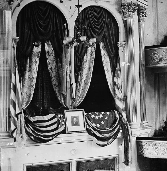Washington, DC President Lincolns box at Fords Theater