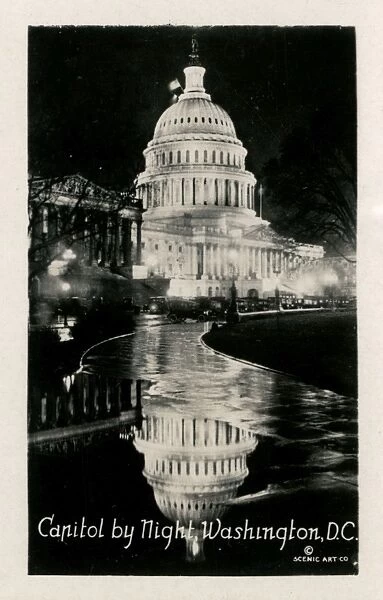 Washington DC, USA - Capitol by Night