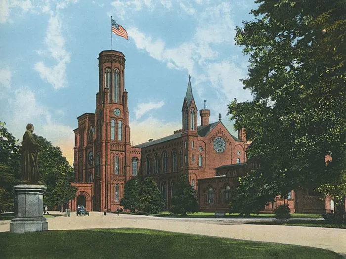 Framed Print : Washington DC, USA - Smithsonian Institution Framed Print : Washington DC, USA - Smithsonian Institution
