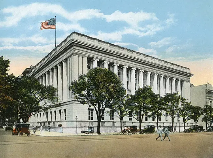 Framed Print : Washington DC, USA - US Treasury Annex Framed Print : Washington DC, USA - US Treasury Annex