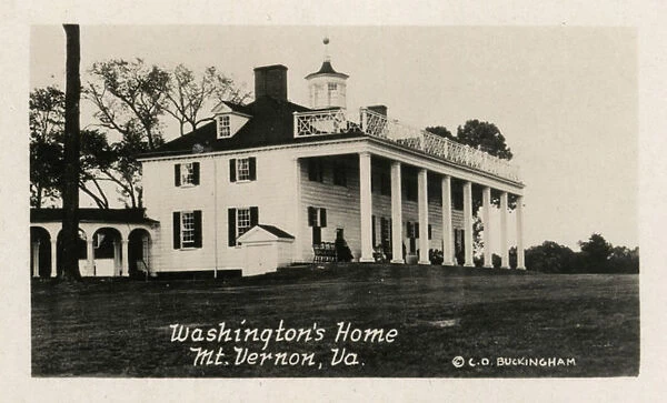 Washington DC, USA - Washingtons Home at Mount Vernon