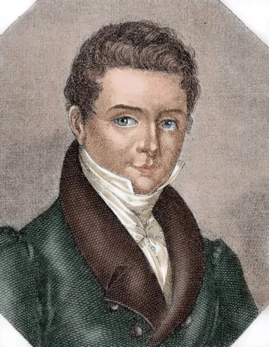 Framed Print : Washington Irving (1783-1859). American author, essayist, bi Framed Print : Washington Irving (1783-1859). American author, essayist, bi