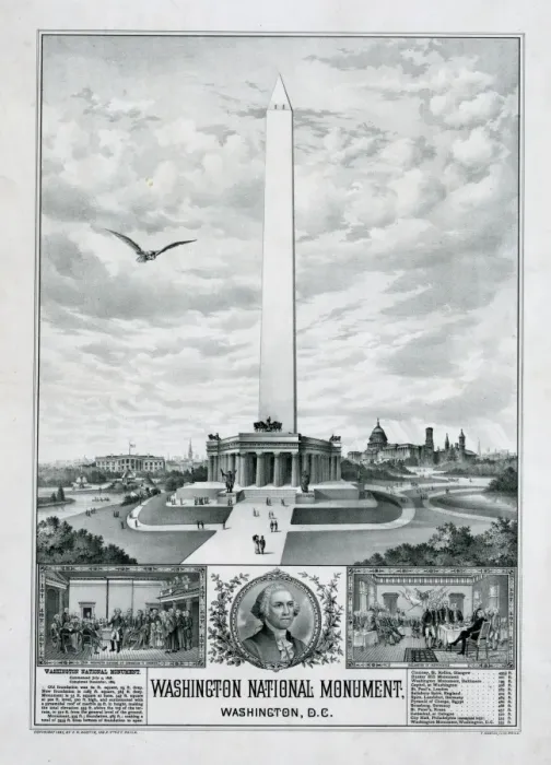 Framed Print : Washington National Mounment, Washington, D. C Framed Print : Washington National Mounment, Washington, D. C