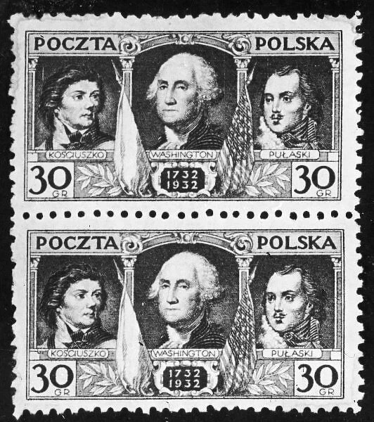 Washington  /  Polish Stamp
