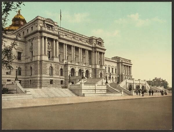 Washington. West facade Library of Congress Washington. West