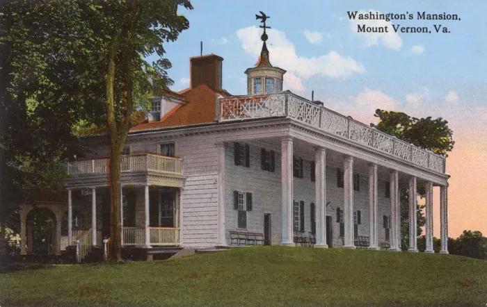 Framed Print : Washingtons Mansion, Mount Vernon, Virginia, USA Framed Print : Washingtons Mansion, Mount Vernon, Virginia, USA