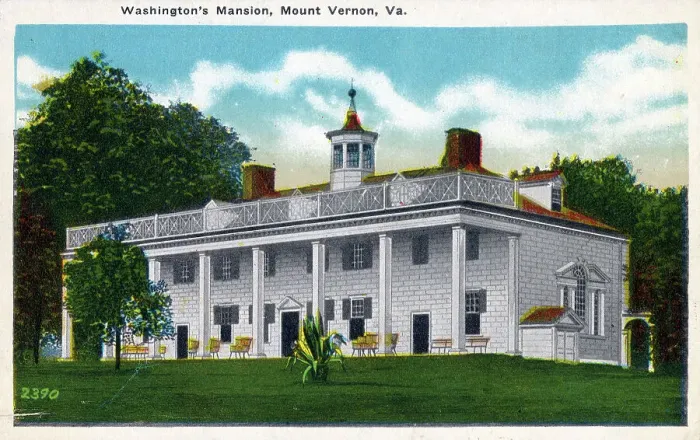 Framed Print : Washington's Mansion, Mount Vernon, Virginia, USA Framed Print : Washington's Mansion, Mount Vernon, Virginia, USA