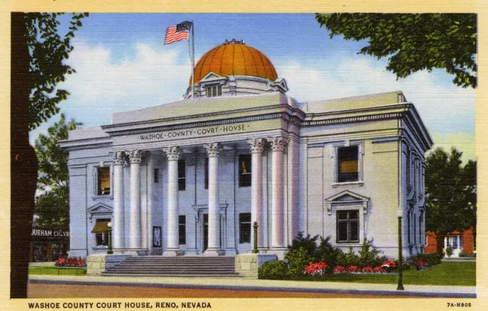 Framed Print : Washoe County Court House, Reno, Nevada, USA Framed Print : Washoe County Court House, Reno, Nevada, USA