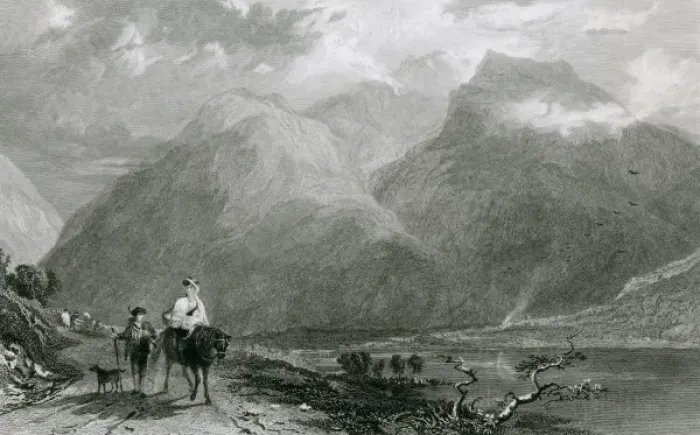 Framed Print : Wastdale Head and Scawfell Pikes, Lake District Framed Print : Wastdale Head and Scawfell Pikes, Lake District